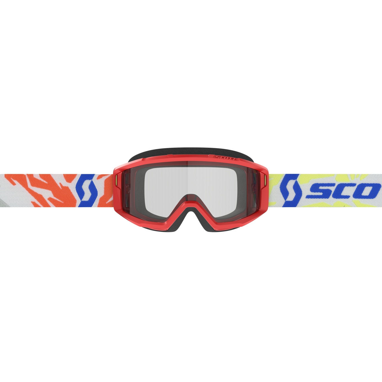 Scott Primal Kinder MX Goggle Cross/MTB Brille rot/klar