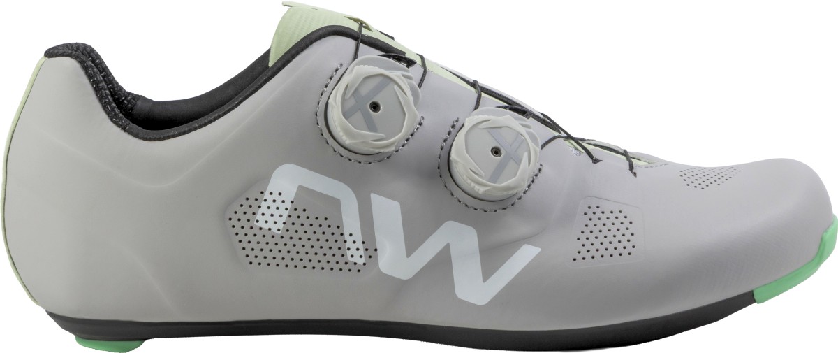 Northwave Revolution Rennrad Fahrradschuhe hellgrau/grün 2027