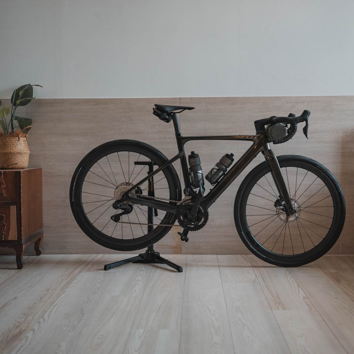 Topeak Transformer Urban EX Fahrrad Standpumpe mit Ständer schwarz