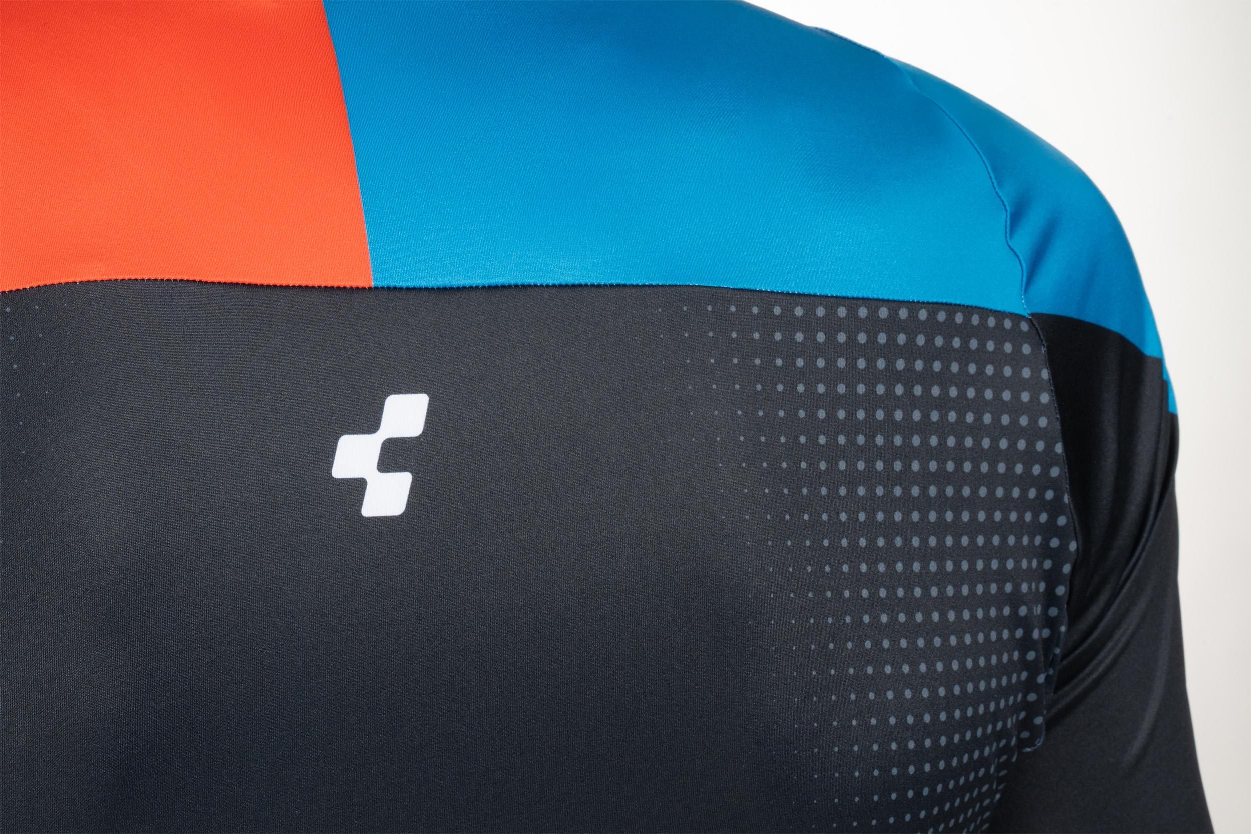 Cube Road / XC Teamline Fahrrad Trikot kurz schwarz/orange 2027