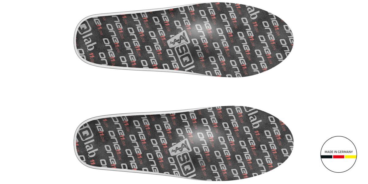 SQlab One11 Low MTB Tech / Trail Einlegesohlen schwarz/rot