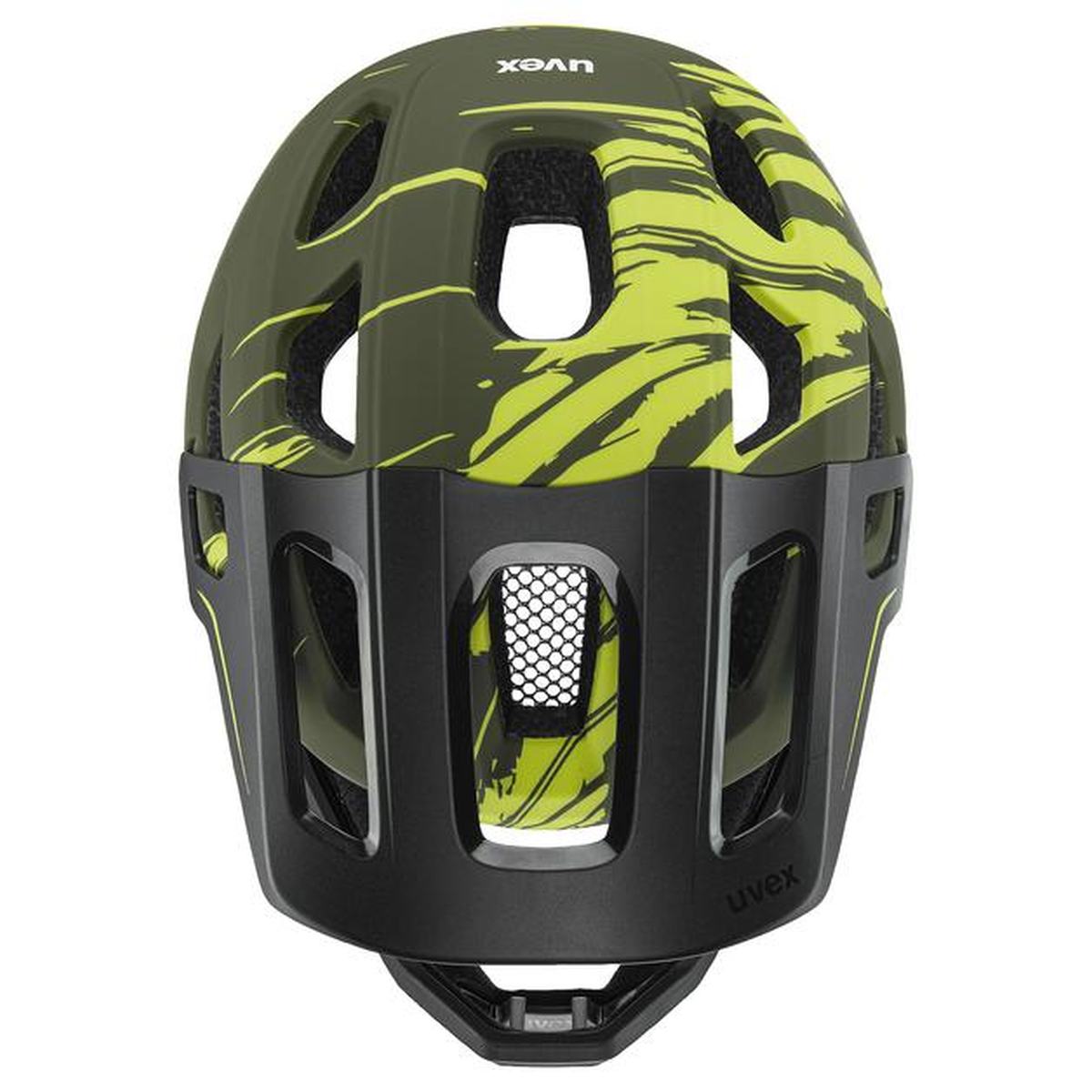 uvex React Jr. MTB / DH Fahrrad Helm Gr. 52-56cm matt olive grün 2027