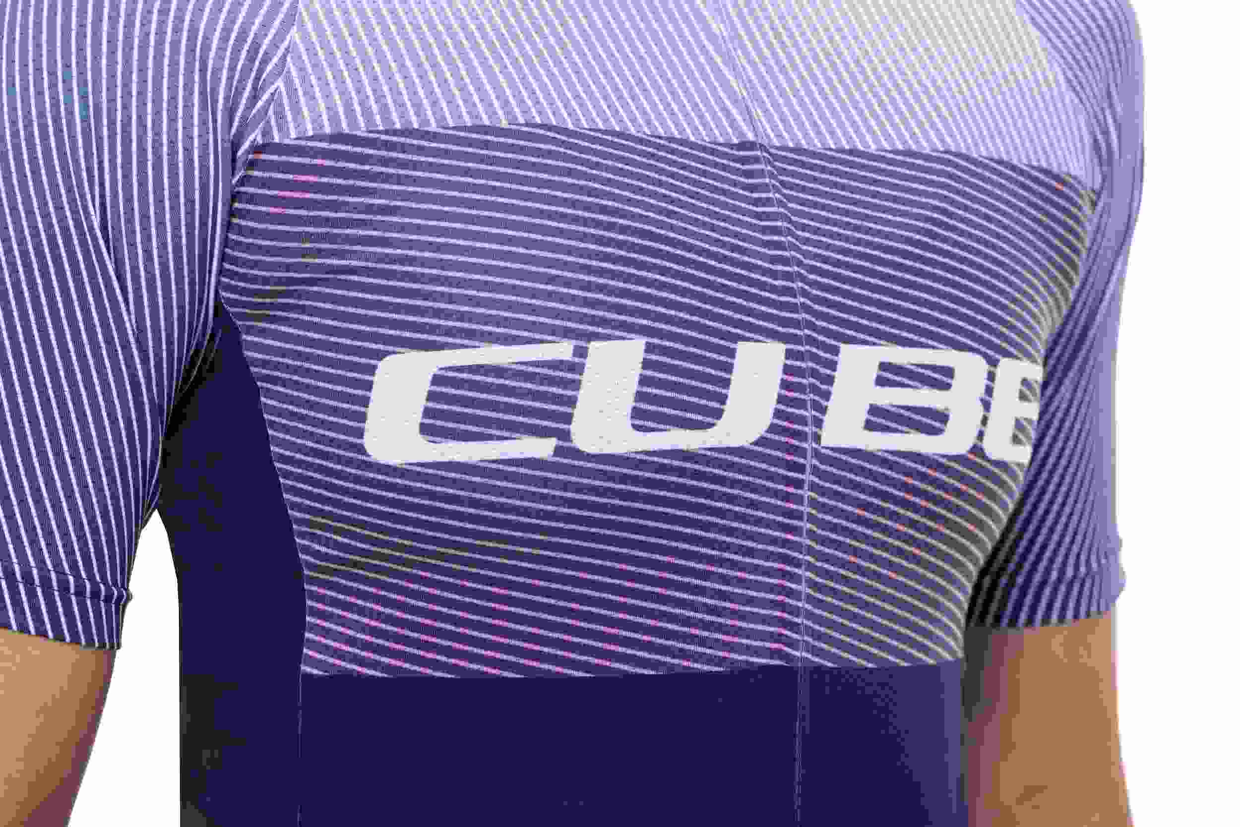Cube Tea mline cmpt Damen Fahrrad Trikot kurz blau / lila 2027