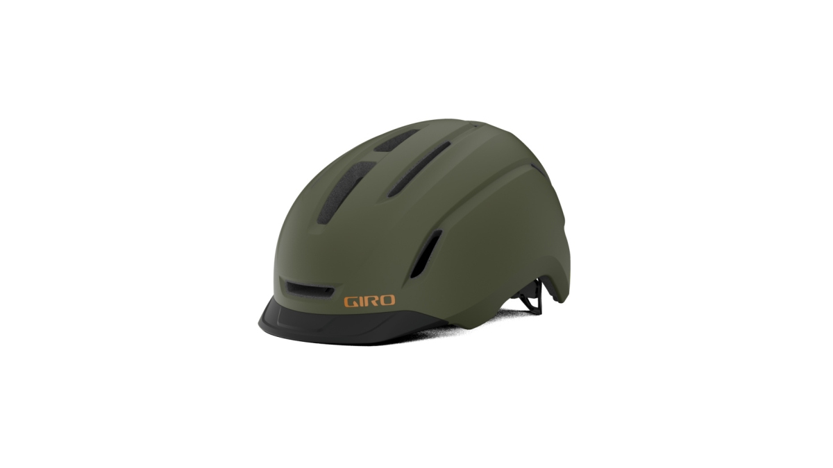 Giro Caden II LED City Fahrrad Helm matt chalk grau 2025
