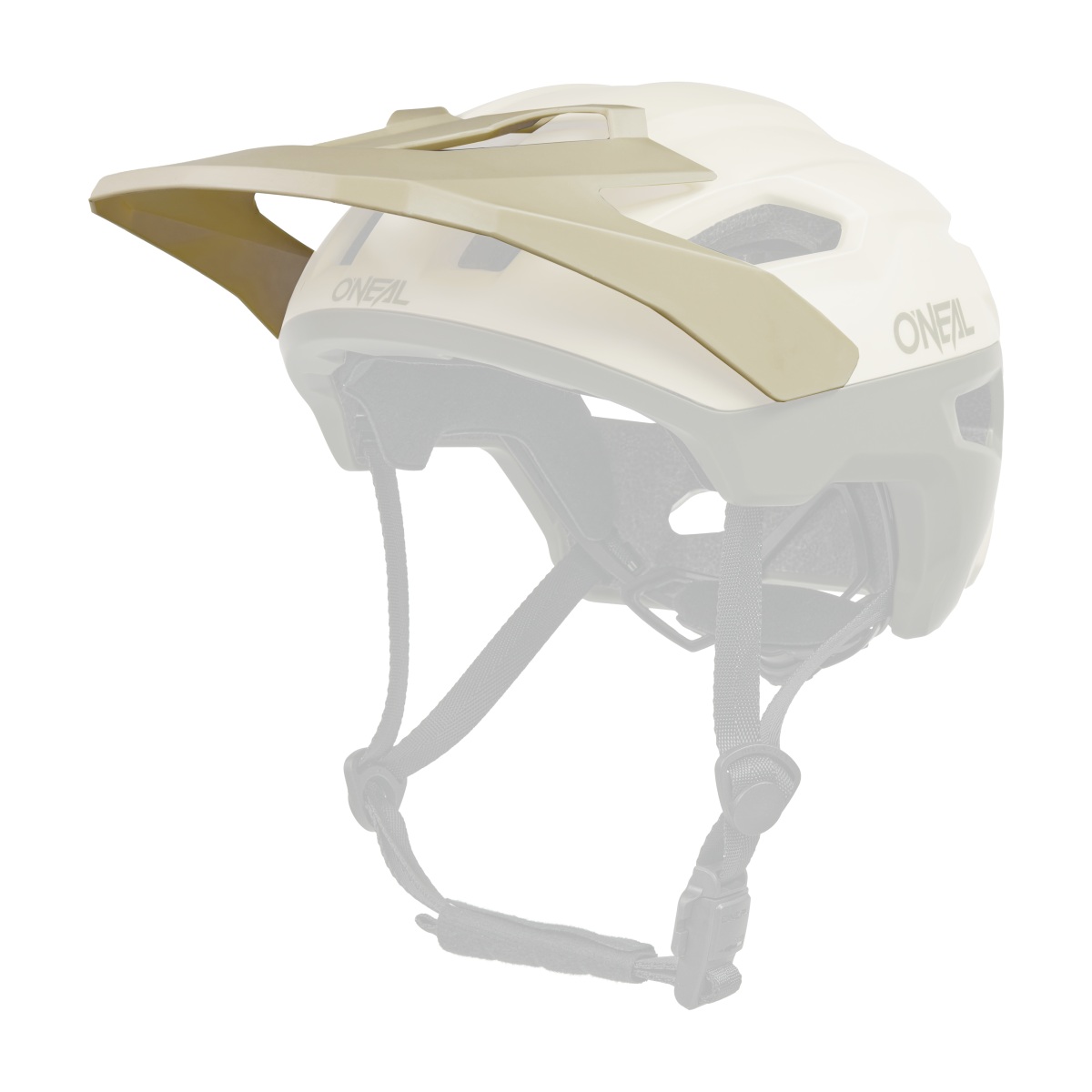 ONeal Trailfinder Evo Solid Visor Helmschirm sandfarben/olive grün 2027