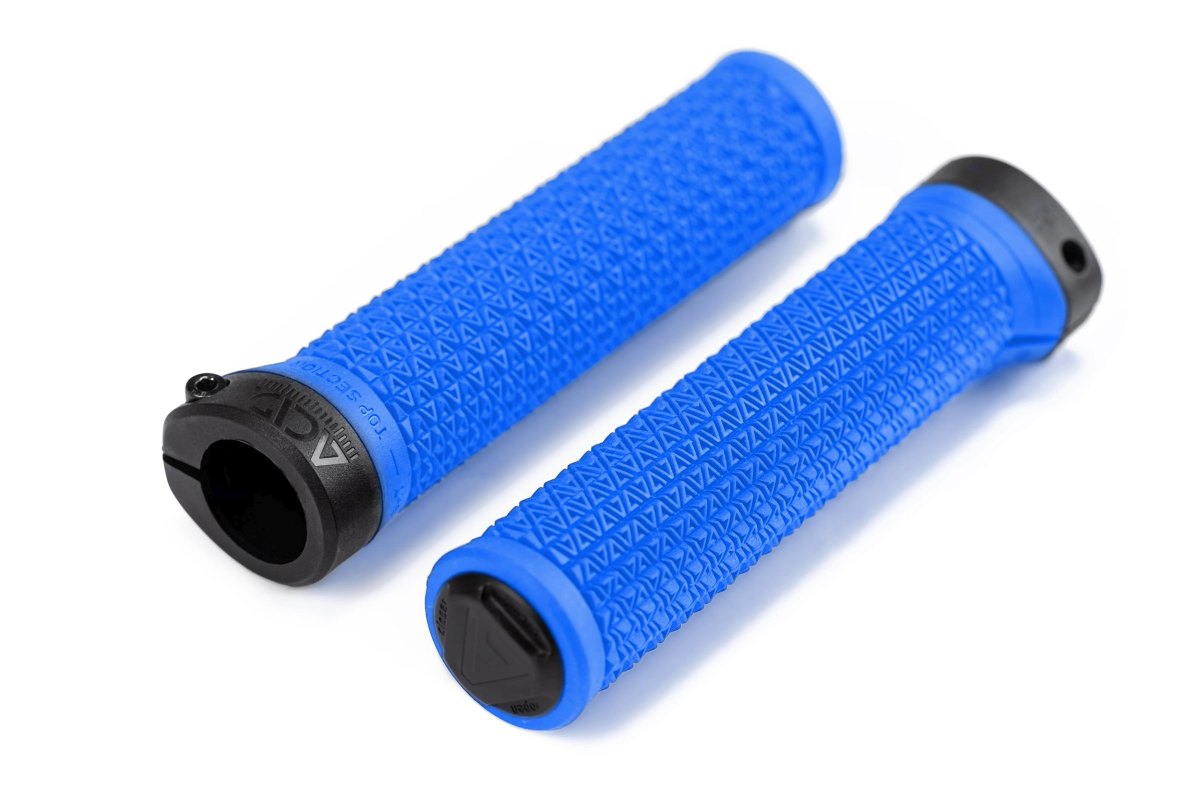Acid Icon One Ergo Fahrrad Schraubgriffe blau