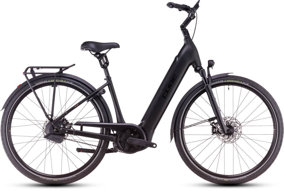 Cube Supreme Hybrid Deluxe SLT 625 Easy Entry E-Bike Trekking Pedelec golddust schwarz 2025
