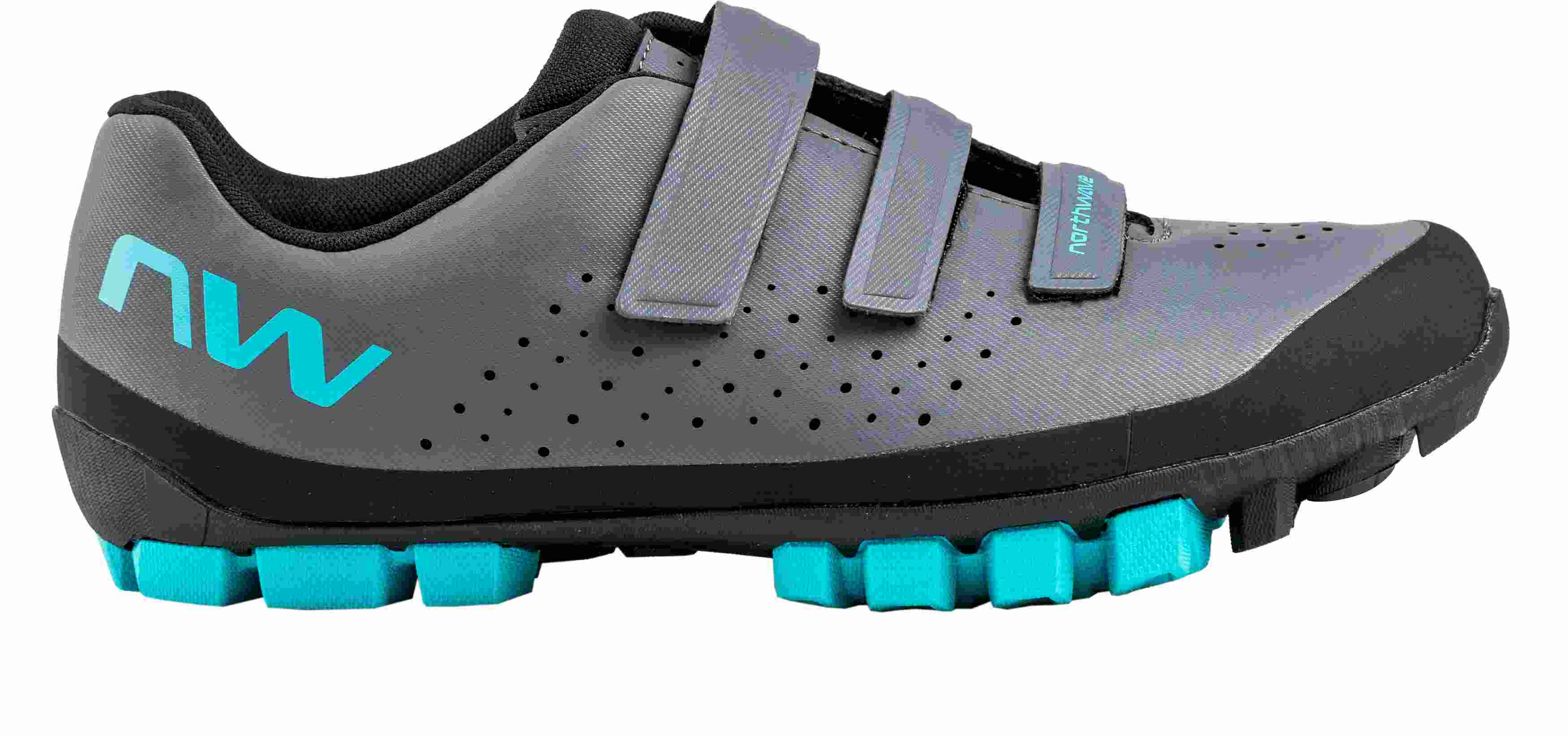 Northwave Hammer Damen MTB Fahrrad Schuhe grau/türkis 2025
