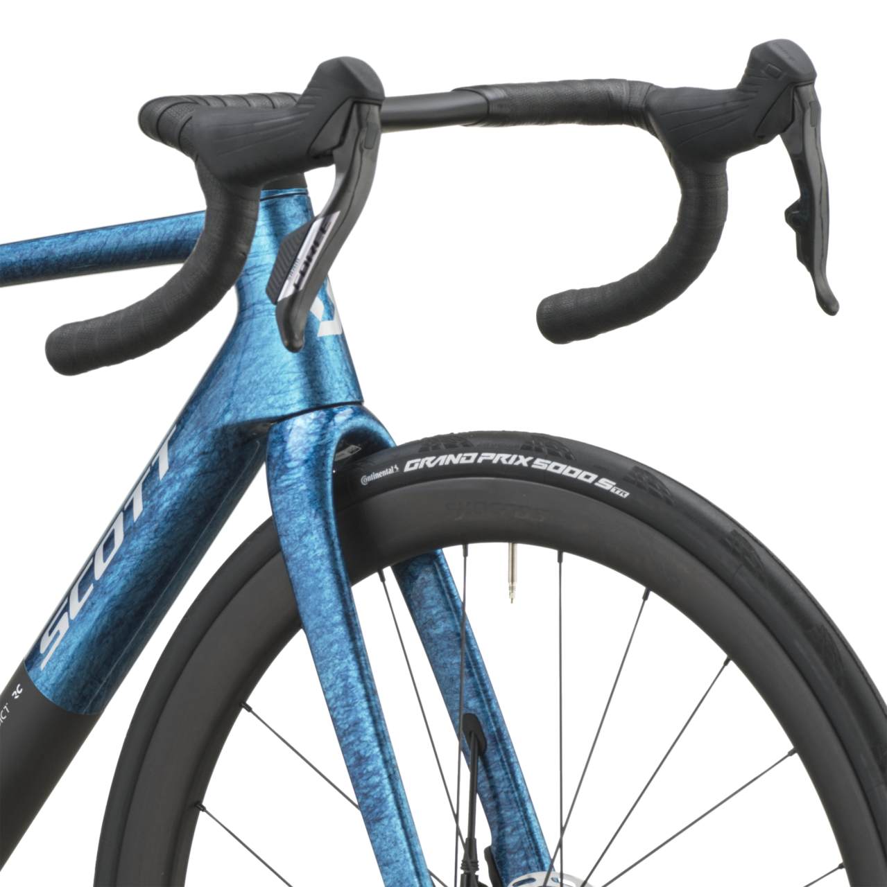Scott Addict RC Team Carbon Rennrad watery blau/carbon schwarz 2027