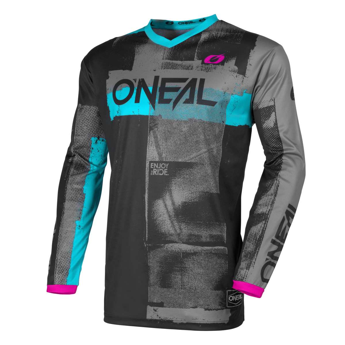 ONeal Element Roller Damen Motocross langarm Jersey schwarz/blau 2026