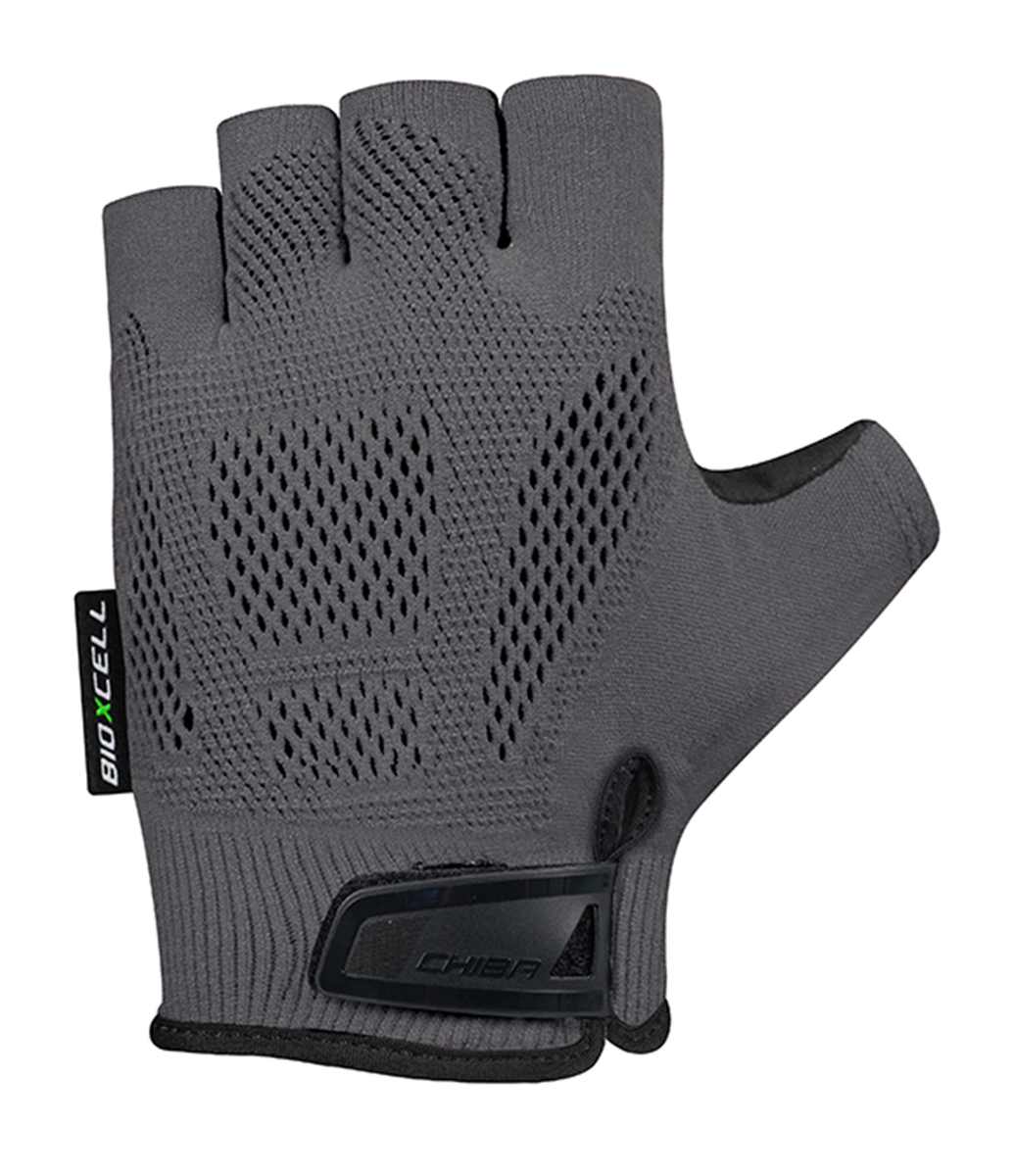 Chiba BioXCell Comfort Fahrradhandschuhe kurz grau 2027