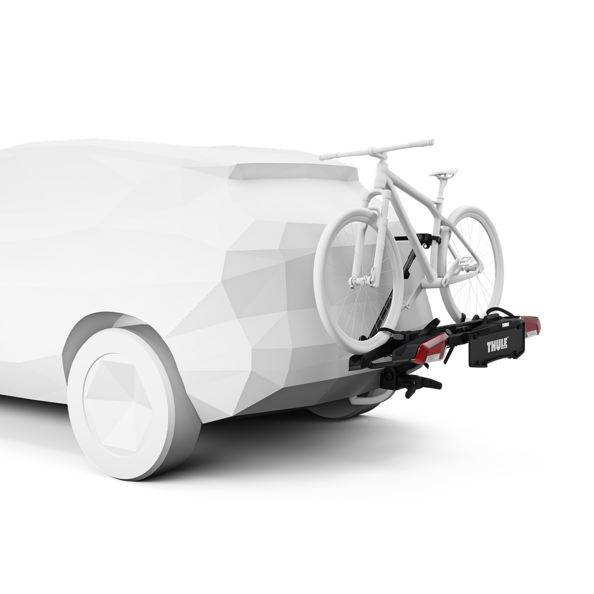 Thule OutPace faltbarer Anhängerkupplungs Fahrradträger für 2 Fahrräder schwarz