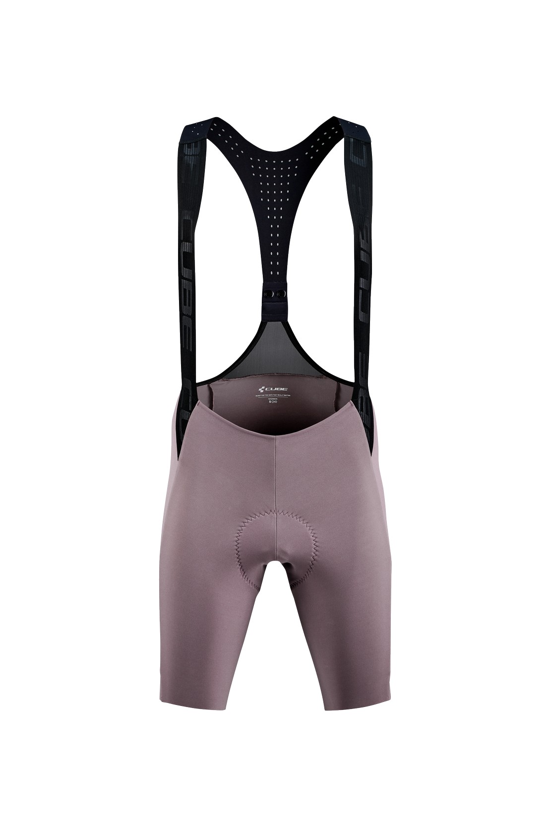 Cube Gravel Cargo Damen Fahrrad Trägerhose kurz burgundy rot 2027