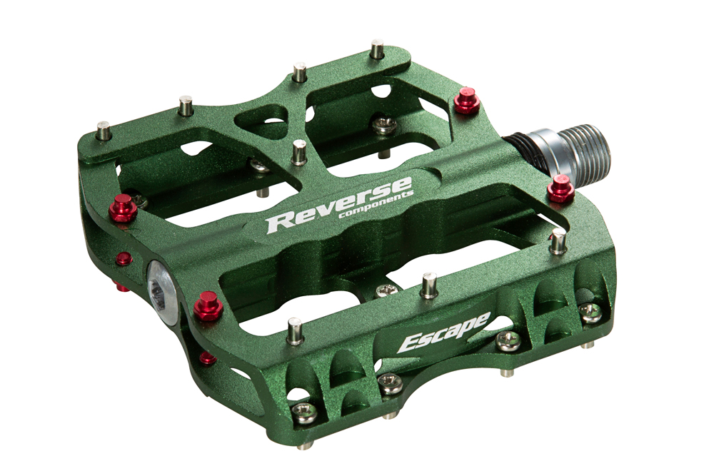 Reverse Escape Flat Fahrrad Pedal grün