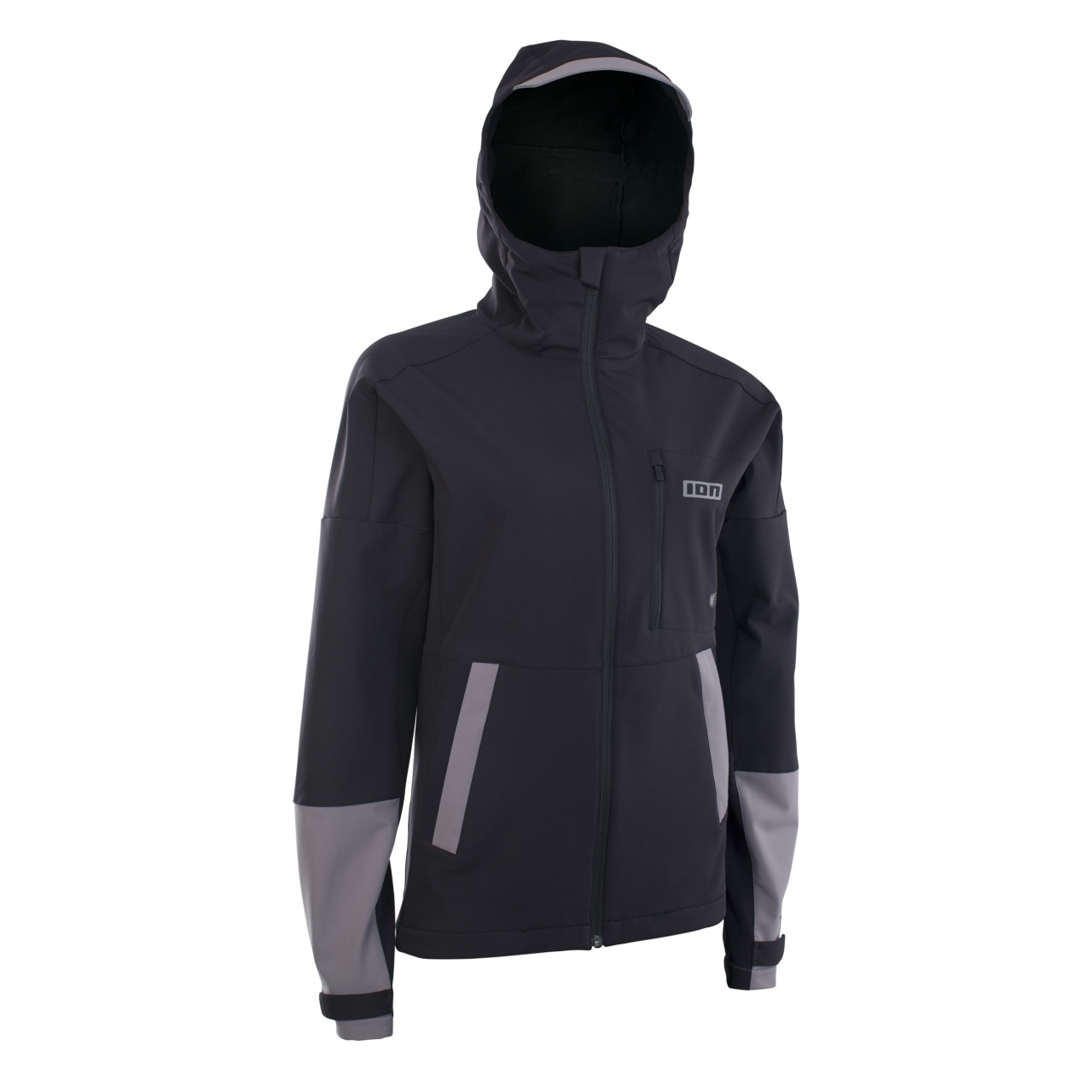 Ion Shelter 2L Softshell Damen Fahrrad Wind / Regenjacke schwarz 2024