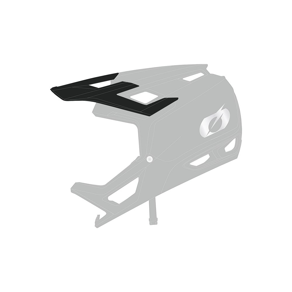 O'neal Transition Solid Visor Helm Blende Schirm schwarz Oneal