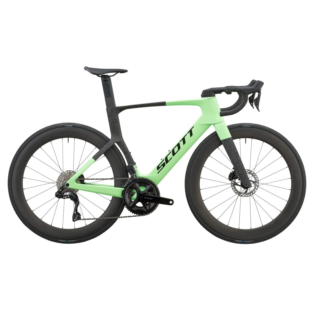 Scott Foil RC 20 Carbon Rennrad paradise grün/carbon schwarz 2027