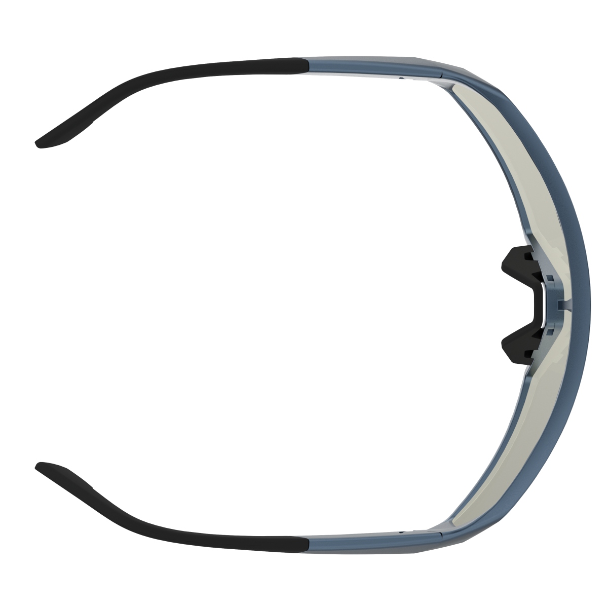 Scott Pro Shield AMP Wechselscheiben Fahrradbrille blau/weiß chrome