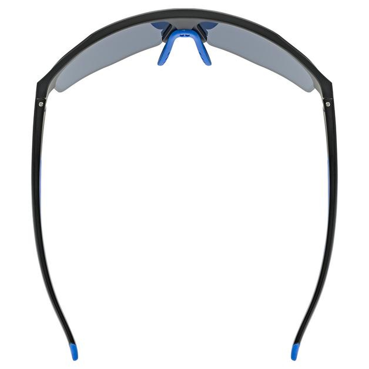 Uvex Axos Fahrrad / Sport Wechselscheiben Brille matt schwarz/mirror blau