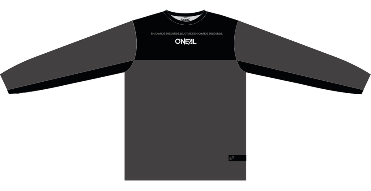 ONeal Element Hybrid FR MTB Fahrradtrikot langarm schwarz/grau 2027