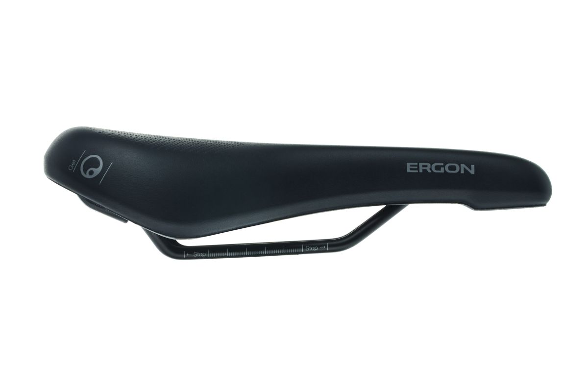 Ergon ST Gel ergonomischer Damen Fahrrad Sattel schwarz
