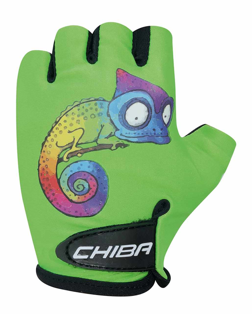 Chiba Cool Kids Chameleon Kinder Fahrrad Handschuhe kurz grün 2027