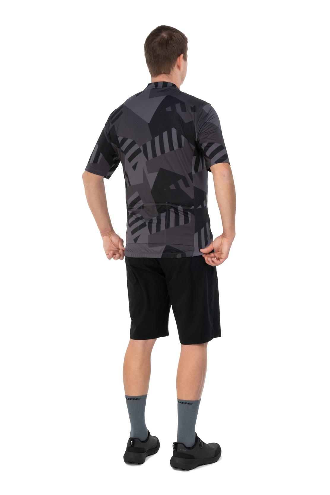 Cube Cmpt Fahrrad Trikot kurz grau 2026