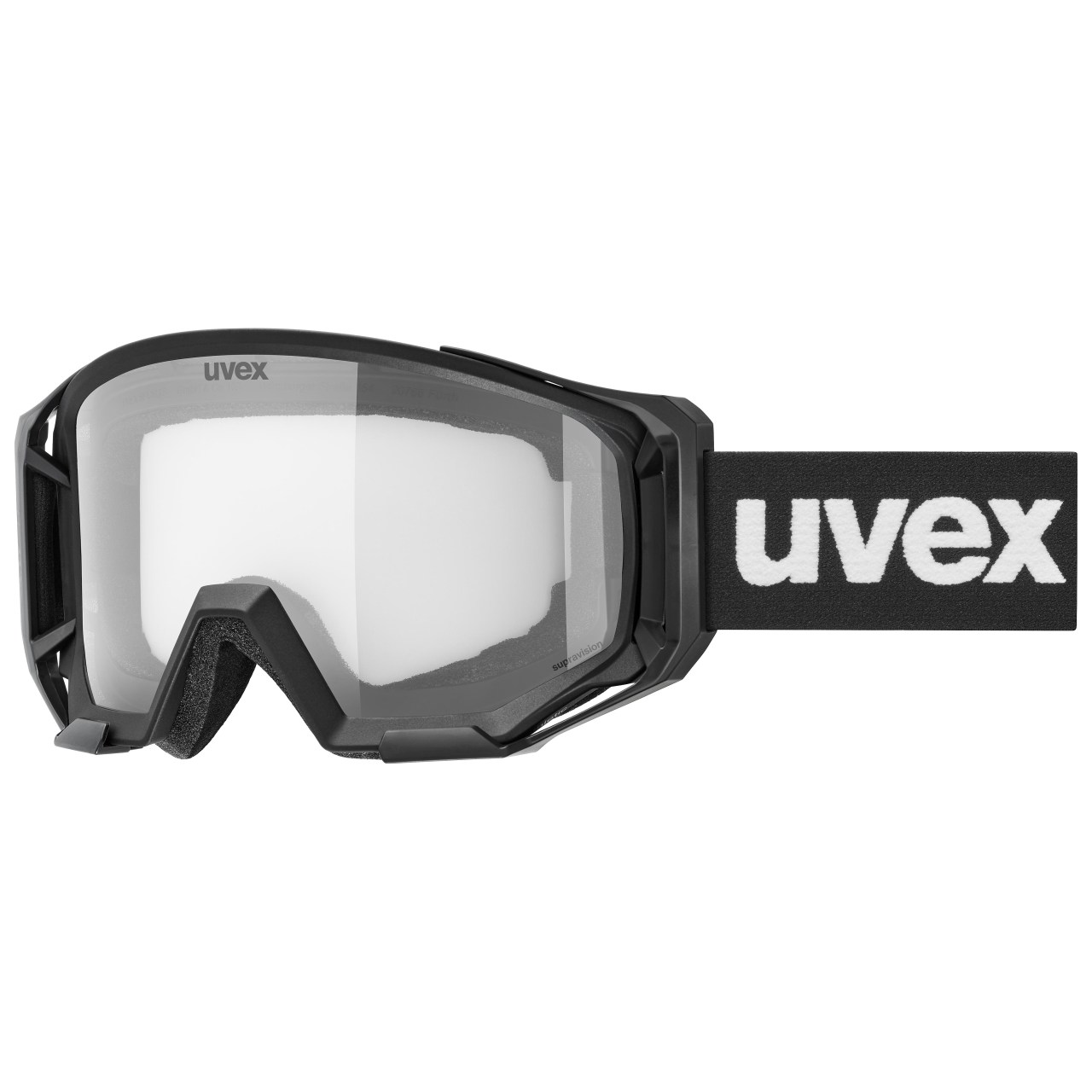uvex Athletic MTB Goggle Fahrradbrille matt schwarz / klar