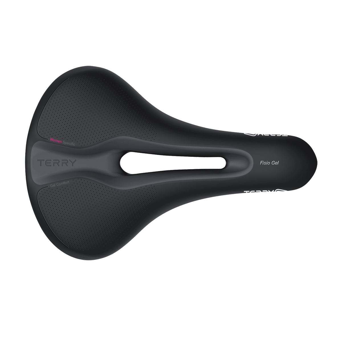 Terry Fisio Gel Women Comfort Damen Trekking Fahrrad Sattel schwarz