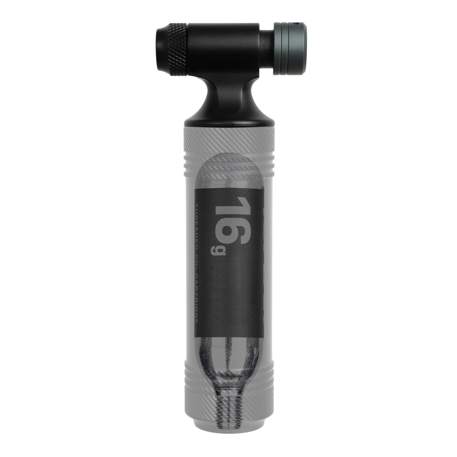 Topeak AirBooster Pro Fahrrad CO2 Kartuschen Pumpe schwarz