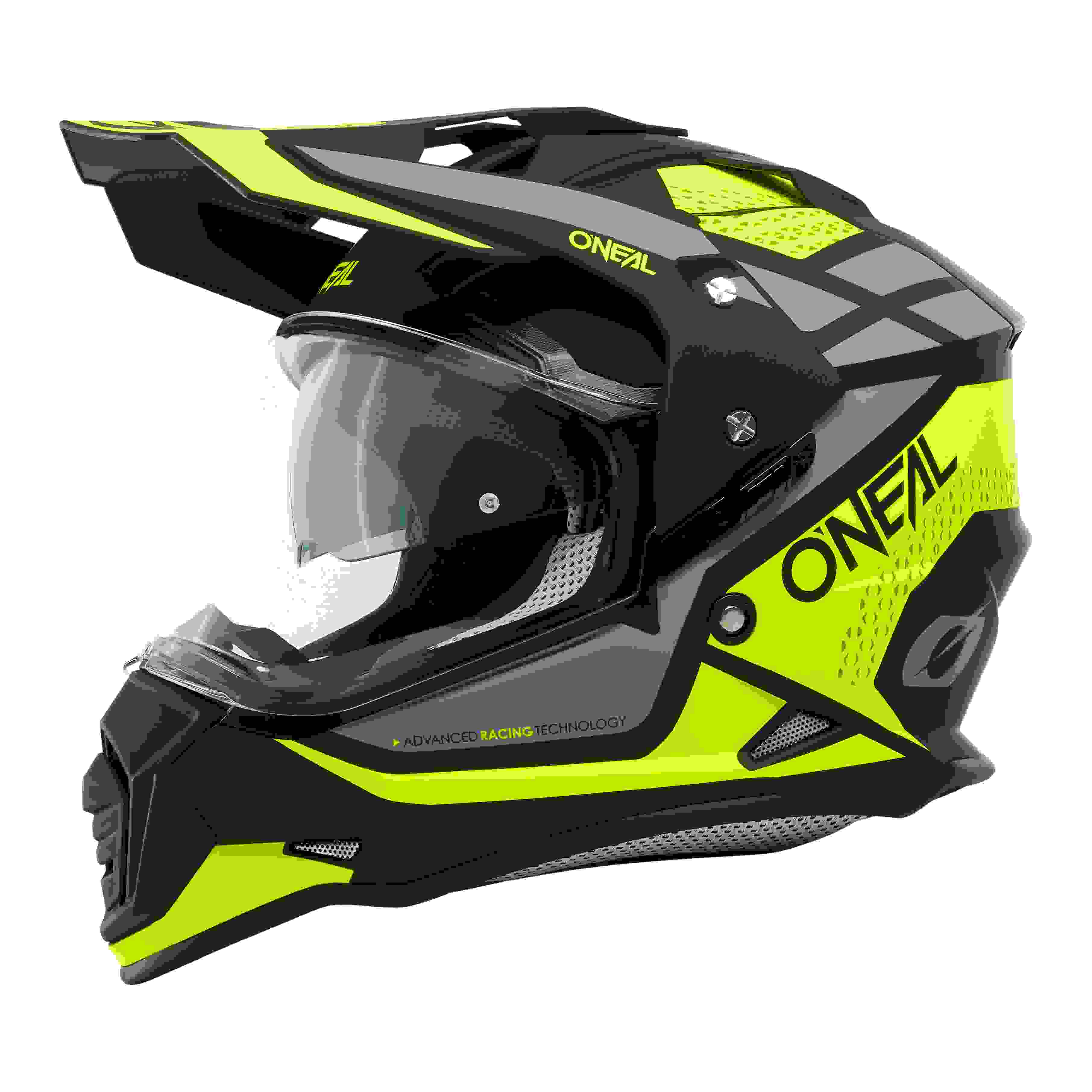 O'Neal Sierra R Enduro MX Motorrad Helm schwarz/grau/gelb 2027 Oneal