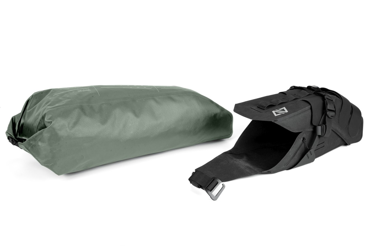 Acid Pack Pro 15 Bikepacker Fahrrad Satteltasche grün
