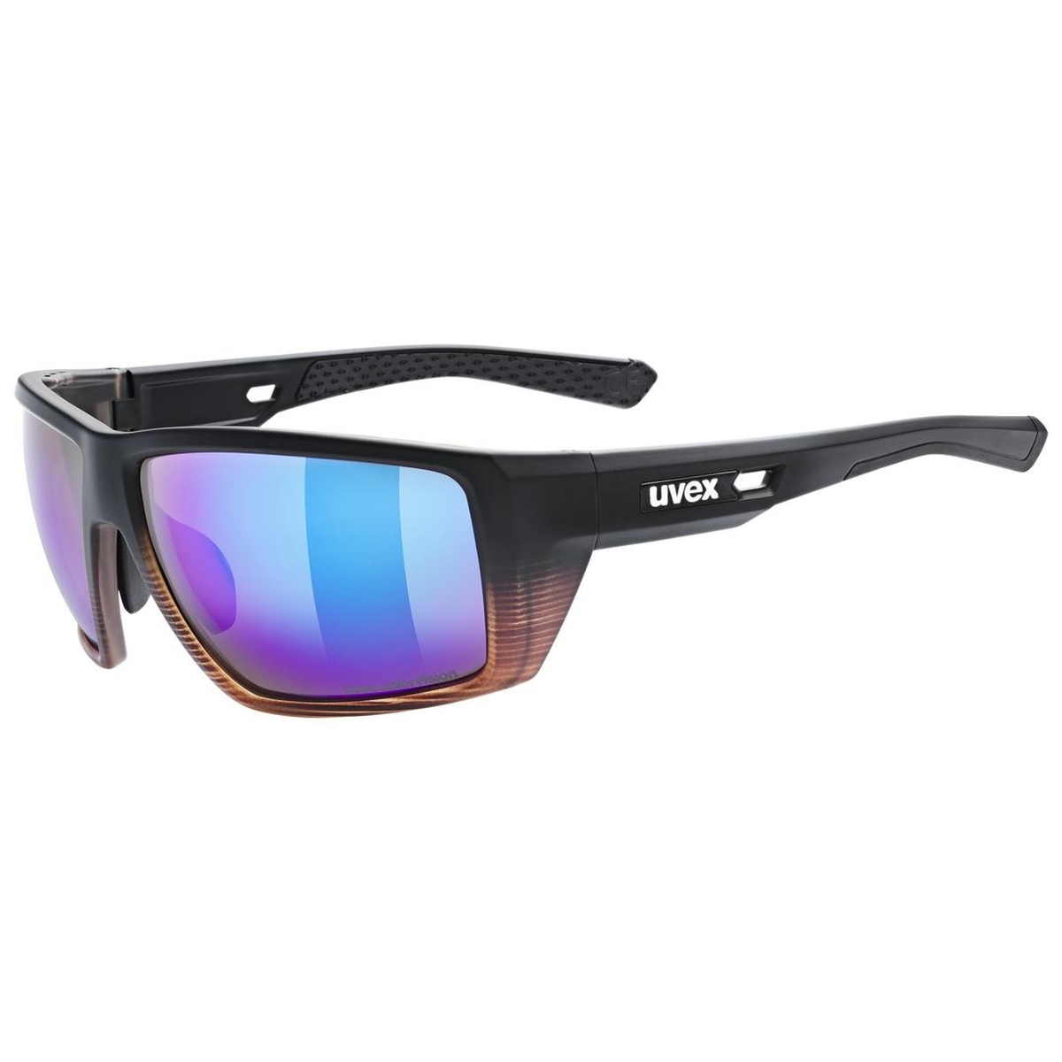 Uvex Mtn Venture CV Outdoor / Bergsport Brille matt schwarz/mirror blau