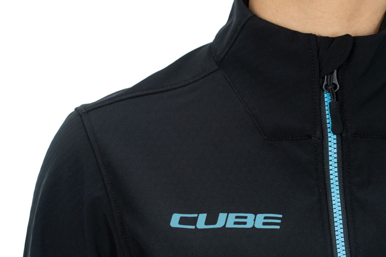 Cube ATX Cmpt Softshell Damen Fahrrad Jacke schwarz 2027