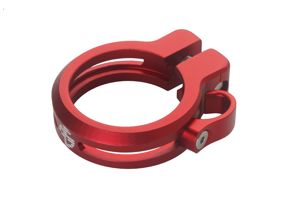 NC-17 Sattelklemme mit Kabelzugführung 34,9mm rot