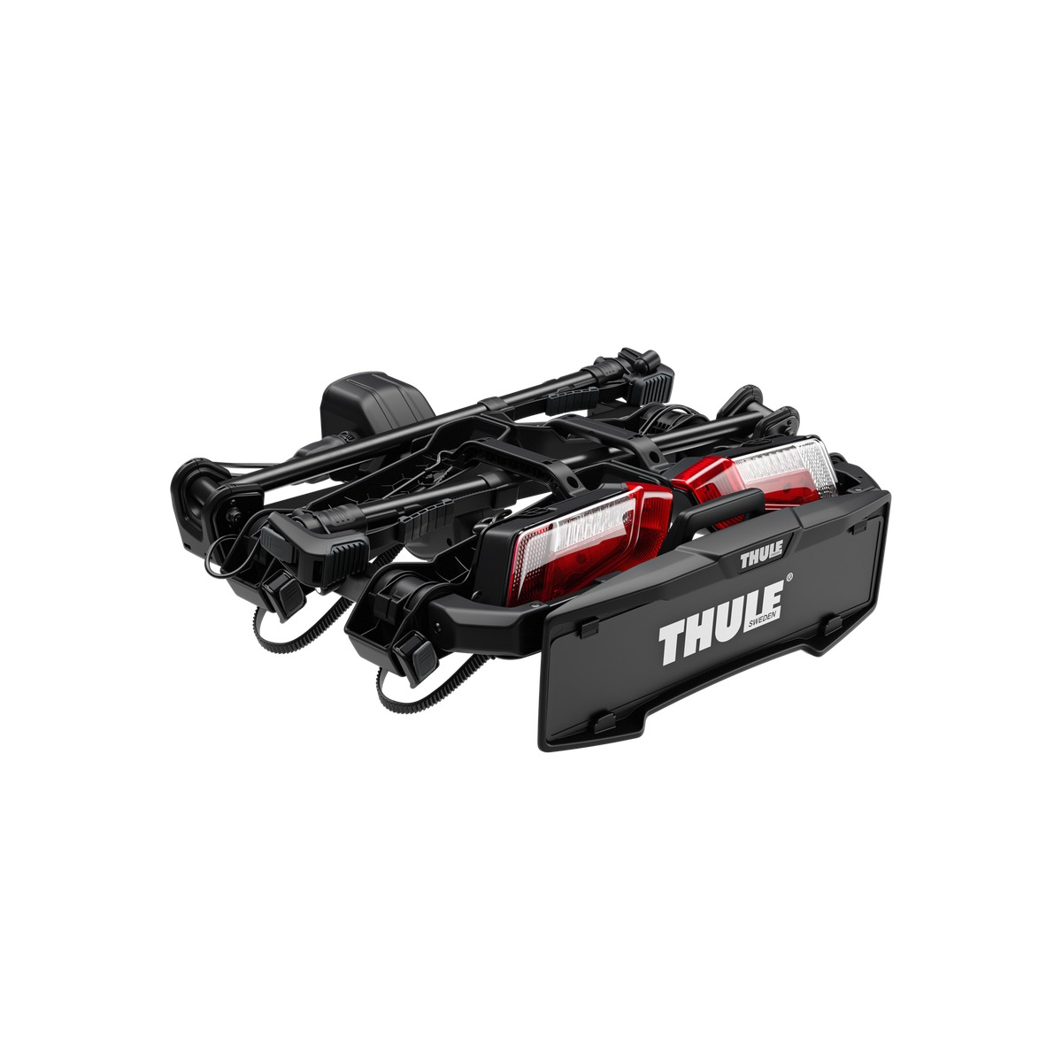 Thule OutPace faltbarer Anhängerkupplungs Fahrradträger für 2 Fahrräder schwarz
