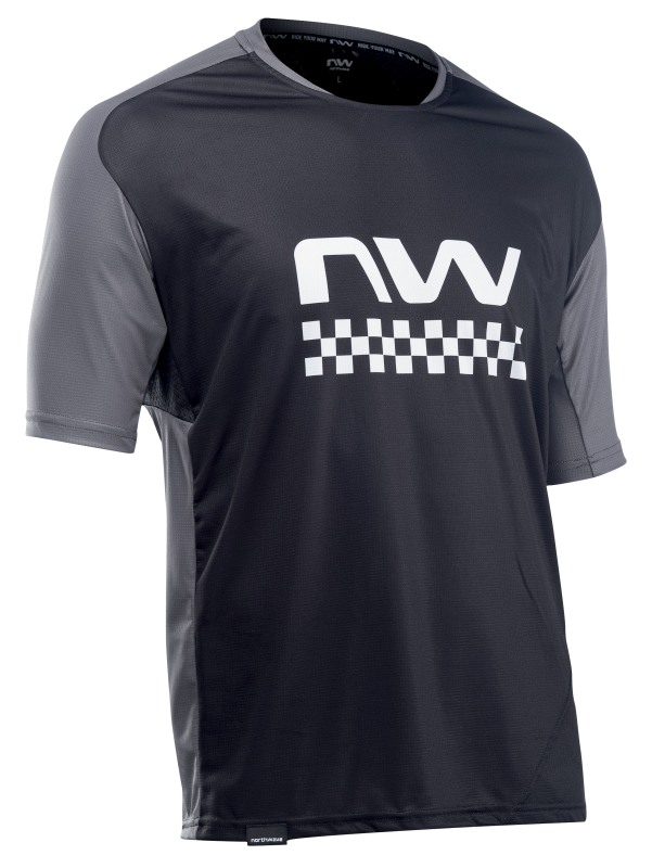 Northwave Edge Fahrrad Trikot kurz schwarz/grau 2022