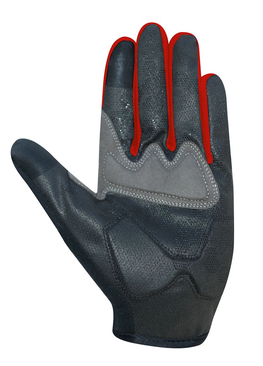 Chiba Gel Performer Fahrrad Handschuhe lang schwarz/rot 2027