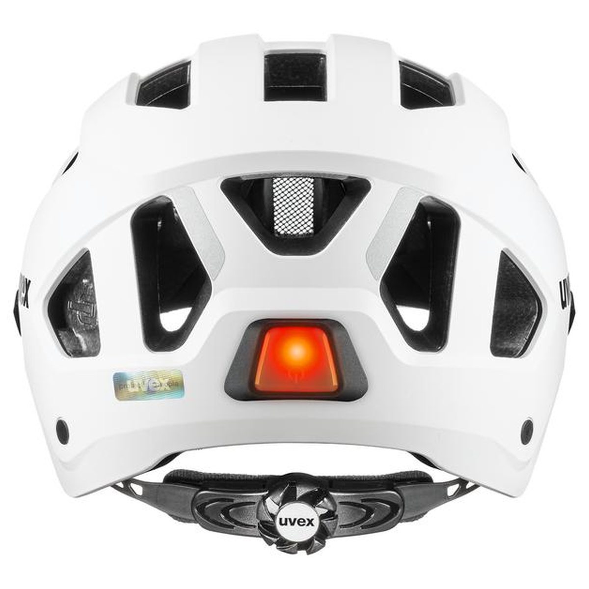 uvex Stride Visor Fahrrad Helm matt weiß 2027