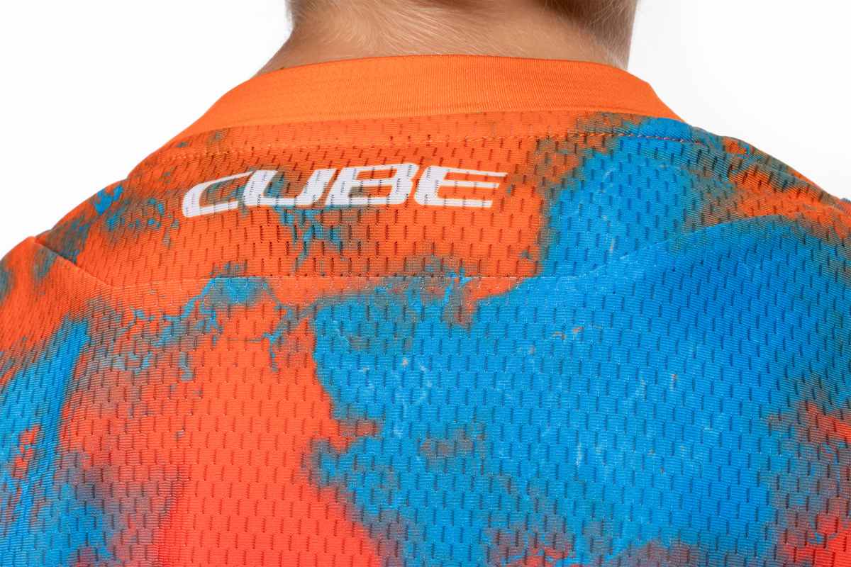 Cube Rookie X Actionteam Kinder Fahrrad Trikot kurz blau/pink 2026