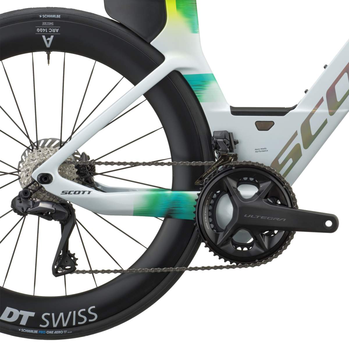 Scott Plasma RC Pro Carbon Triathlon / Zeitfahrrad cumulus weiß/viper grün 2027
