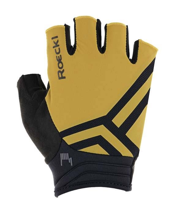 Roeckl Ibarra Fahrrad Handschuhe kurz gelb/schwarz 2026
