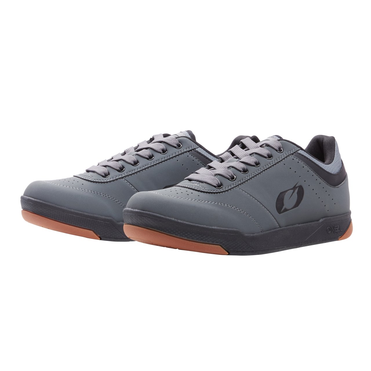 O'Neal Pumps Flat Dirt MTB Fahrrad Schuhe grau/schwarz/braun 2026 Oneal