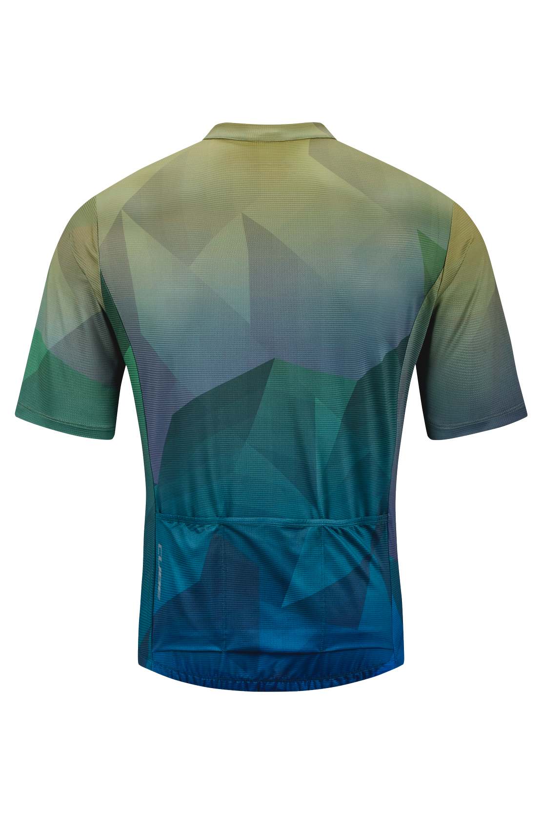 Cube Cmpt Mountain Fahrrad Trikot kurz grün/blau 2026
