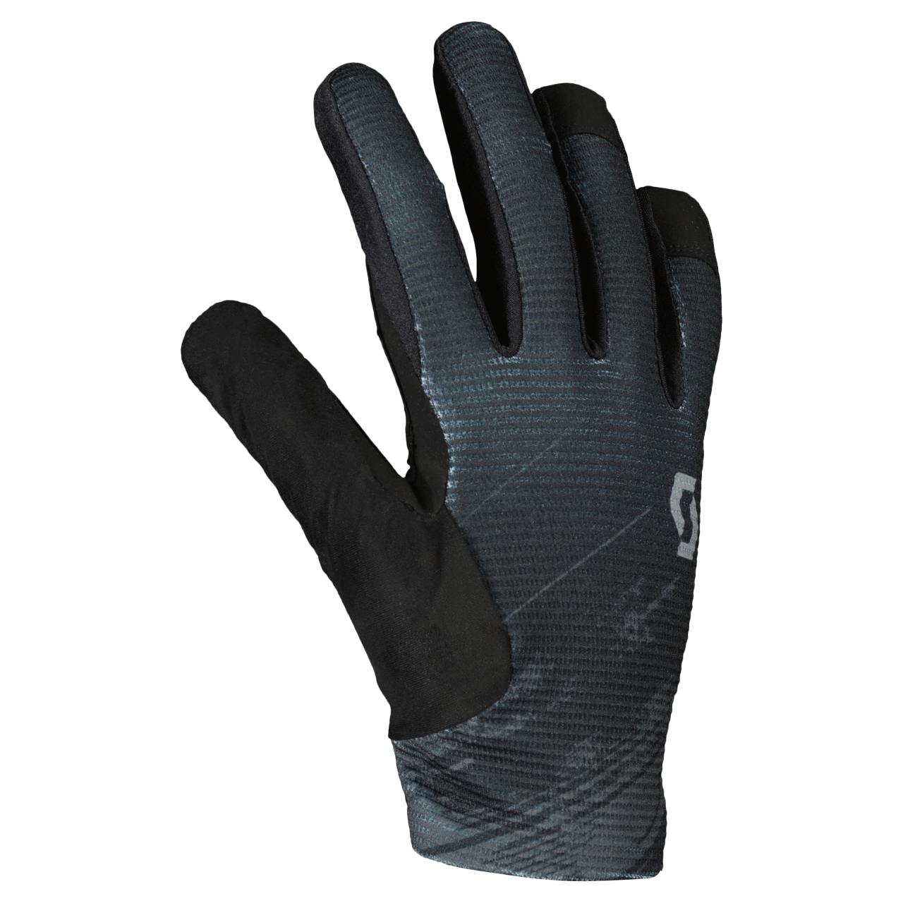 Scott Ridance Fahrrad Handschuhe lang grau/schwarz 2023