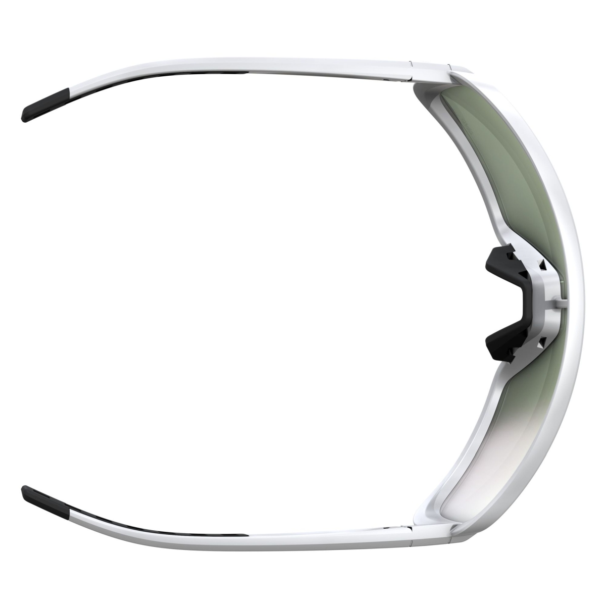 Scott Torica AMP Wechselscheiben Fahrrad Brille matt weiß/weiß chrome