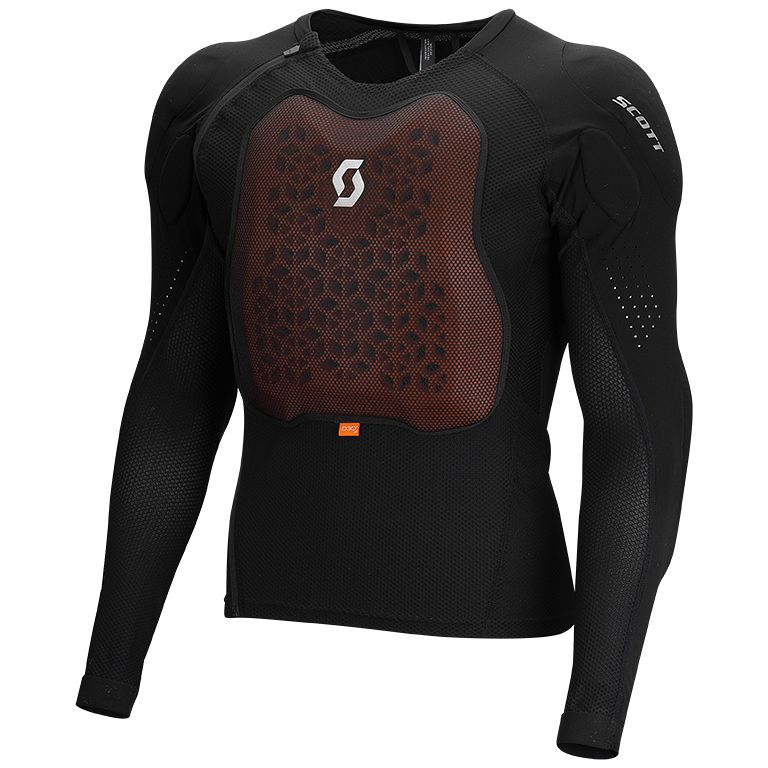 Scott Softcon Air Pro MX Motocross DH Protektorenjacke schwarz 2022