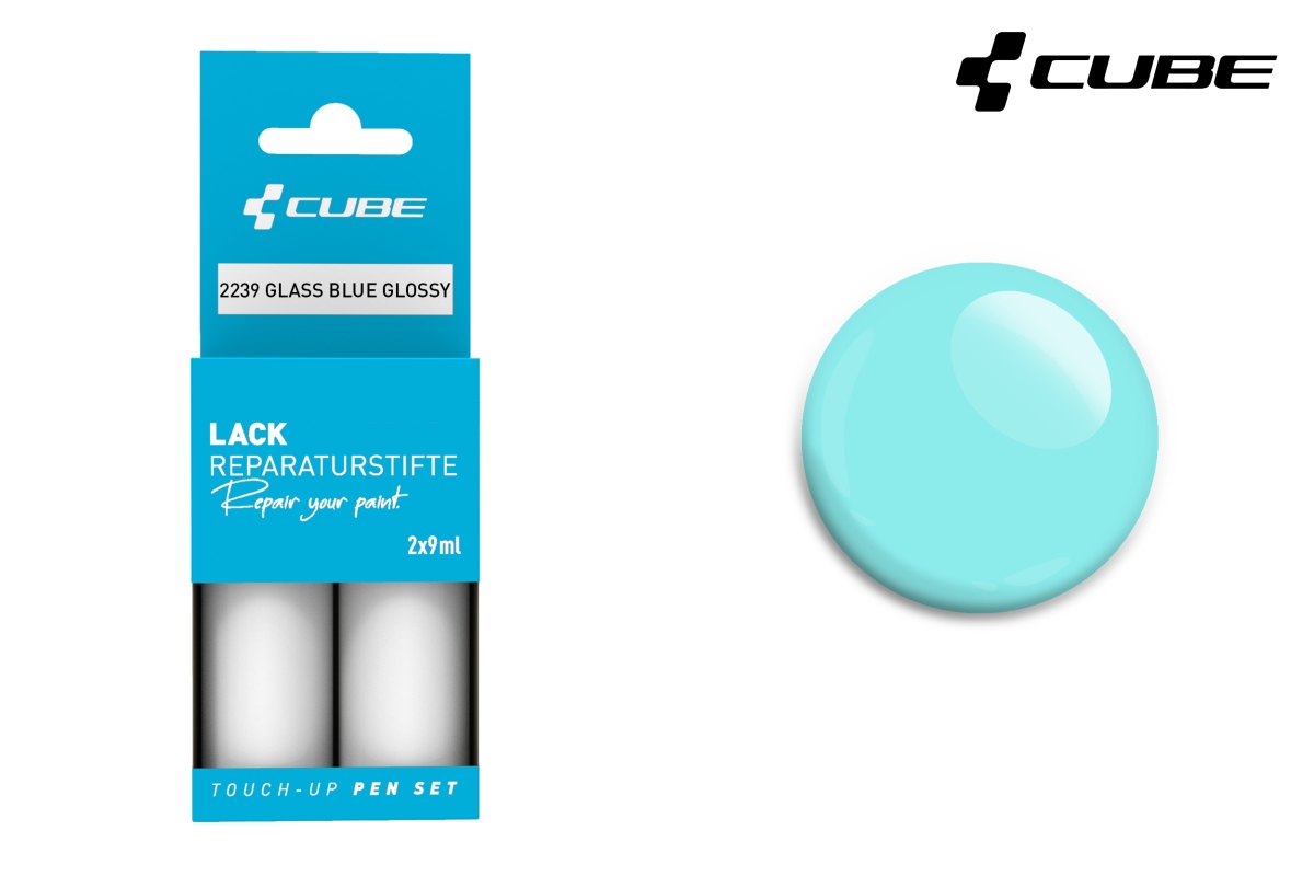 Cube Touch-Up Pen Lackreparaturstift Set 30ml / 49.83 / Liter glass blue glossy 2239