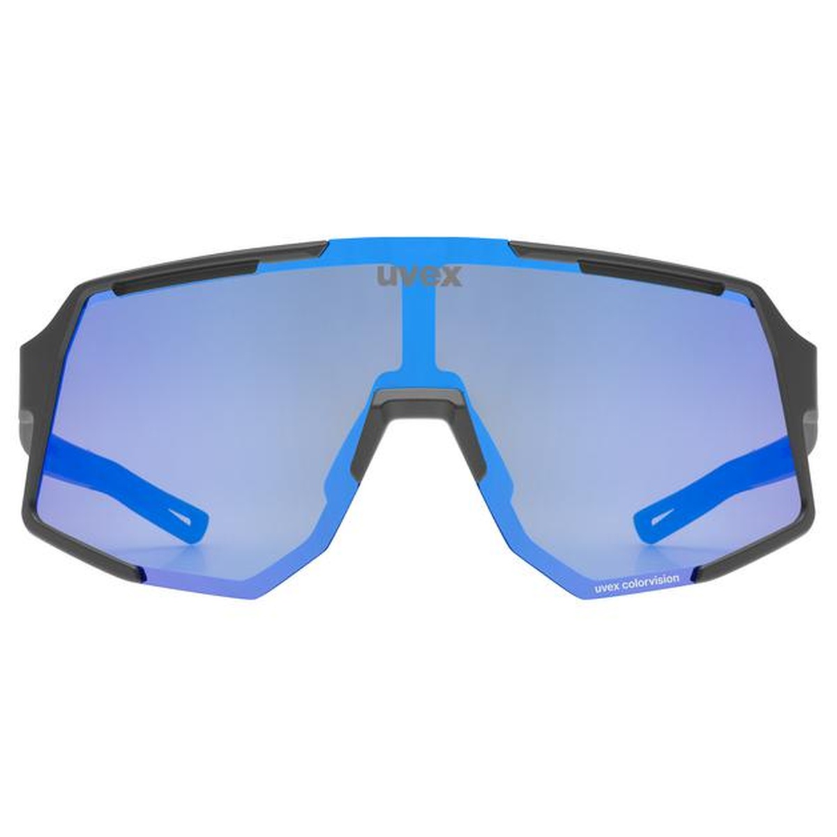 uvex Sequenze CV Fahrrad / Sport Brille matt schwarz/mirror blau 2027