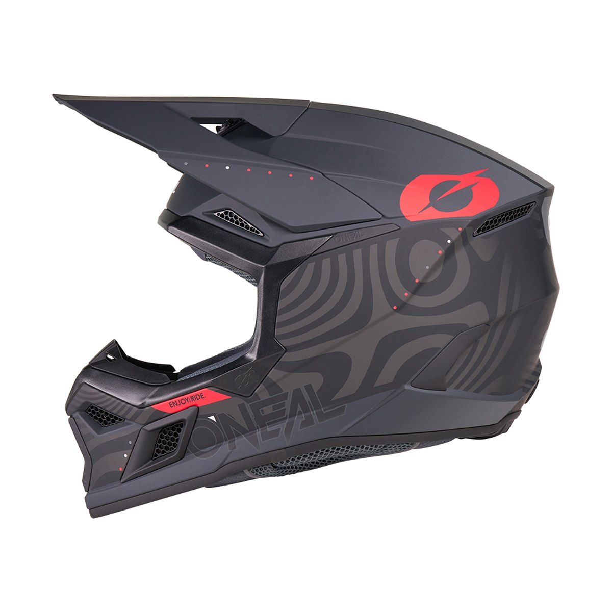 O'Neal 3SRS Nova Motocross Enduro MTB Helm schwarz 2027